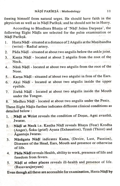 Over View of Nadi Pariksa